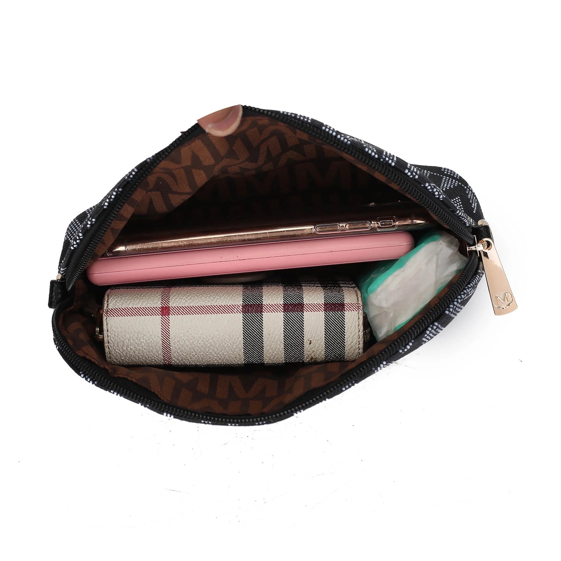 Marimar Women'S Tote Bag with Pouch and Wristlet, Signature 4 Piece Set by Mia K - Red