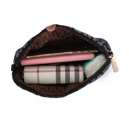 Marimar Women'S Tote Bag with Pouch and Wristlet, Signature 4 Piece Set by Mia K - Red